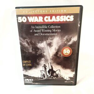 50 War Classics DVD 5 Disc Set An Incredible Collection of Award Winning Movies